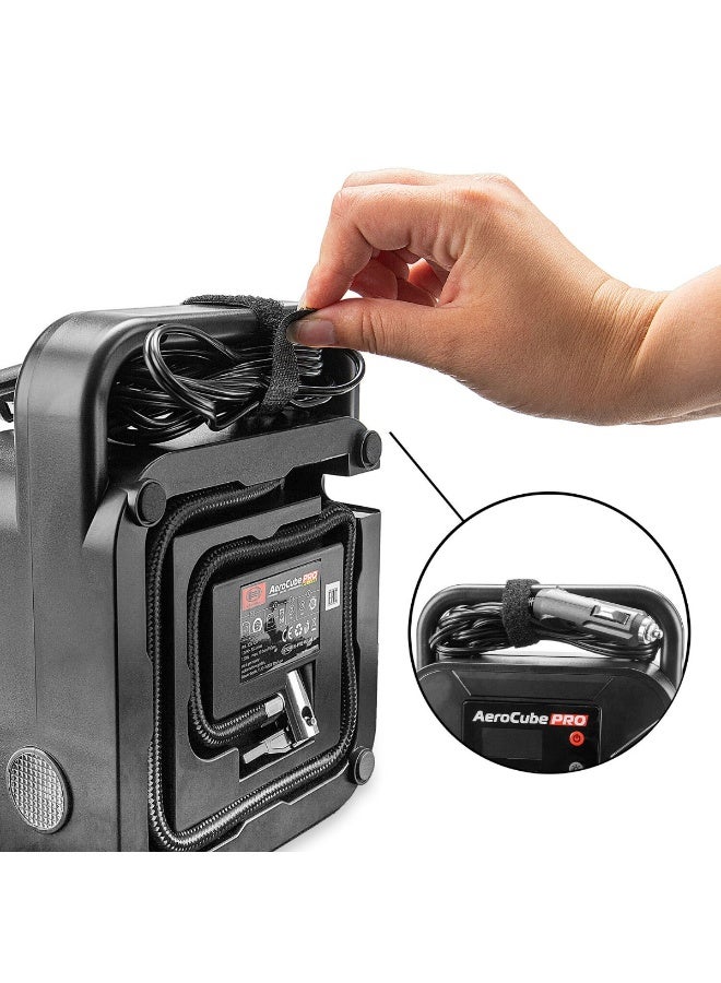 HEYNER® 12V Tire Inflator 150 PSI – 120W Portable Air Compressor, 35L/min, Digital Gauge, Auto Shut-Off & LED Light for SUV/Truck - Image 5